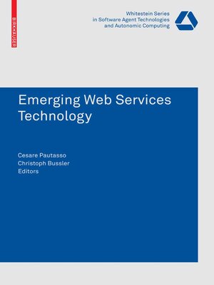 cover image of Emerging Web Services Technology